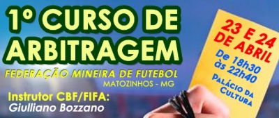 1º Curso de arbitragem Matozinhos 2018 - 23 e 24 de abril!