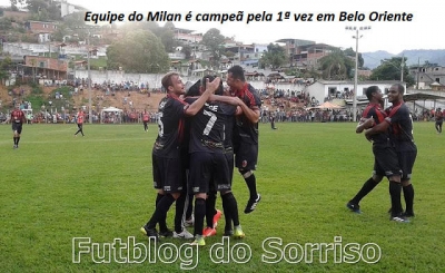 Milan volta a vencer e conquista o Campeonato Amador de Belo Oriente pela 1ª vez