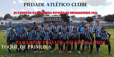 Campeonato Amador de Brumadinho 2016 - Piedade Campeão!