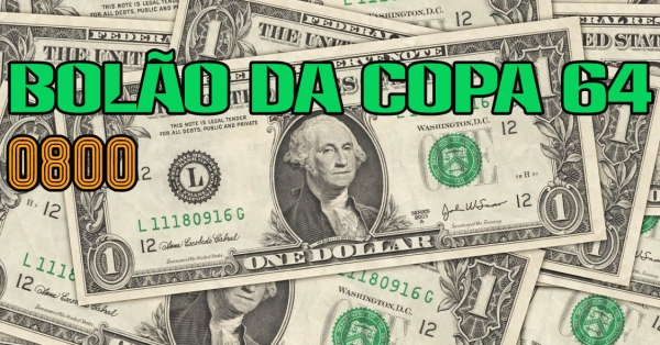 Bolão "Campeão" da COPA 64 - Está de volta e 0800!
