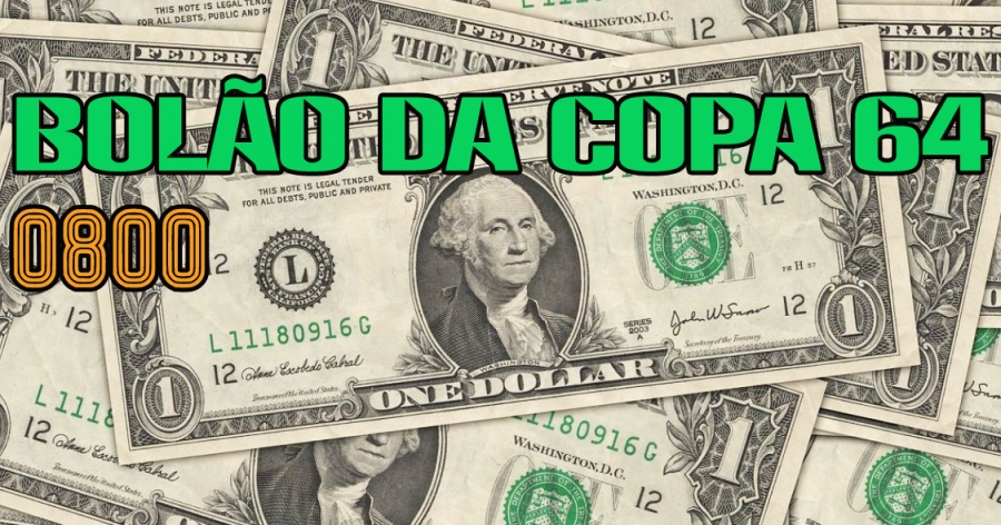 Bolão "Campeão" da COPA 64 - Está de volta e 0800!