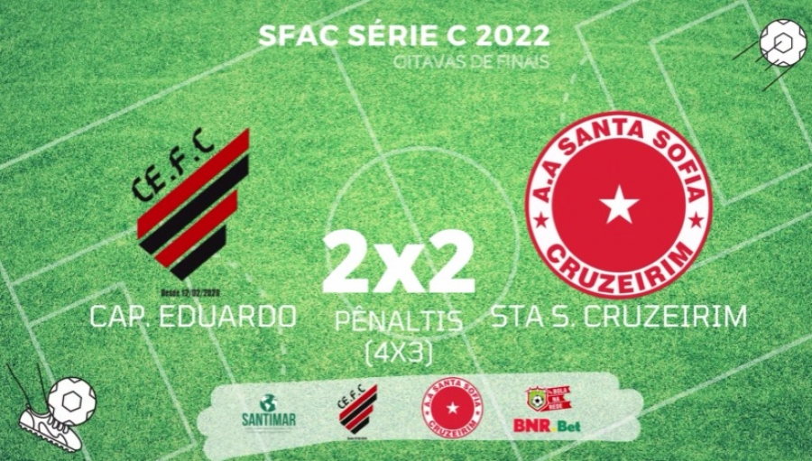 C.R. Direto do ZAPZAP -  SFAC Série C 2022: Capitão Eduardo 2x2 Cruzeirim (Pênaltis: Capitão Eduardo 4x3 Cruzeirim
