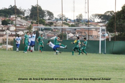 Dínamo, de Araxá, sai na frente, sofre a virada e esta fora da Copa Amapar