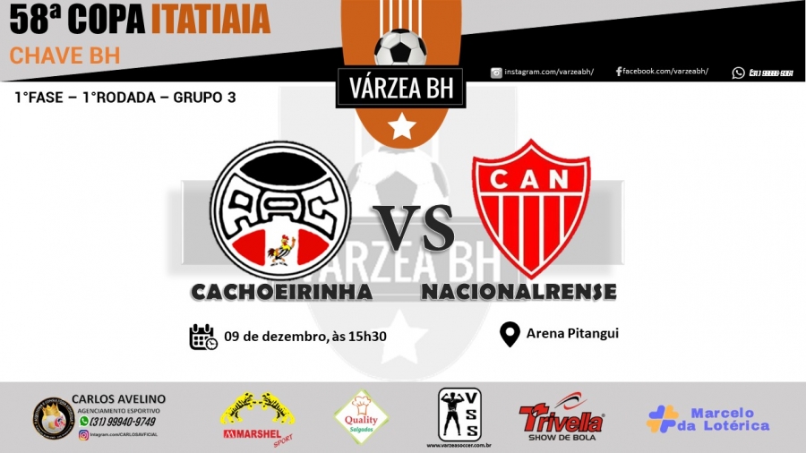 C.R. Direto do ZAPZAP: Várzea BH na 58ª Copa Itatiaia!