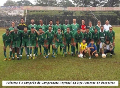 Palestra conquista o Campeonato Regional da Liga de Passos