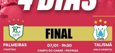 Faltam 4 dias para a finalissima da Copa Itatiaia do Vale do Aço