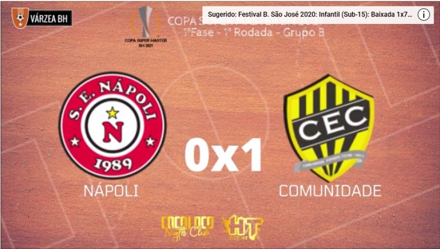 C.R. Direto do ZAPZAP -  Super Master 2021: Nápoli 0x1 Comunidade