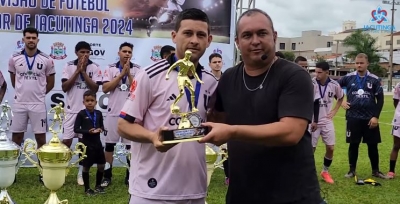 Jacutinga celebra campeões do Campeonato Regional de Futebol Amador 2024