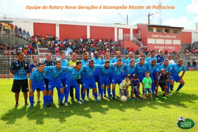 Rotary conquista o bicampeonato Municipal de Master de Patrocinio