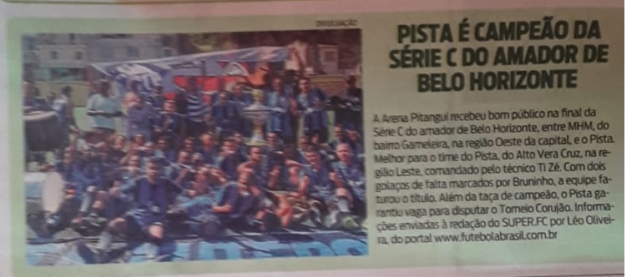 C.R. Direto do ZAPZAP - Deu no "Super": Pista Campeão!