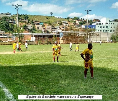 Bethânia goleia o Esperança na 2ª rodada do Super Sênior de Ipatinga