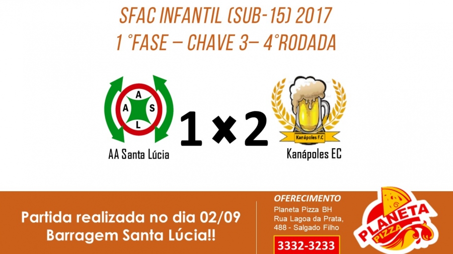 C.R. Direto do ZAPZAP: Partida realizada na Barragem Santa Lúcia no dia 02/09/2017