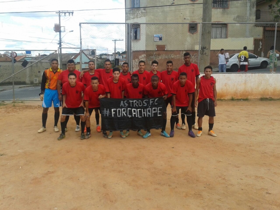 (MEU TIME) Astros FC - BH faz homenagem a CHAPE!