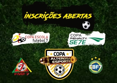 Inscrições abertas para 3 competições na Federação Mineira de FUT7, saiba mais!