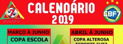 FMF7 (FUT7) informa - Calendário de competições 2019
