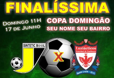 19ª COPA DOMINGÃO &quot;SEU NOME SEU BAIRRO&quot; – Informações!